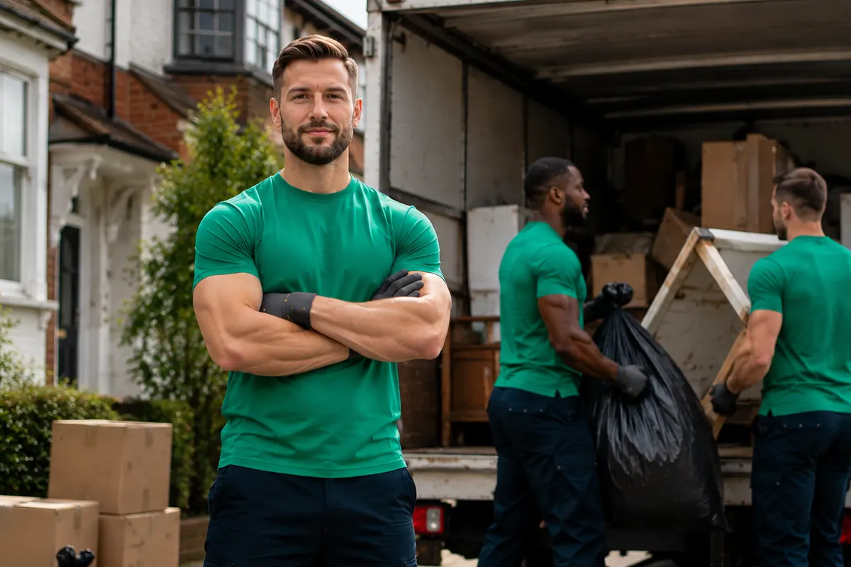 Rubbish removal team in Enfield